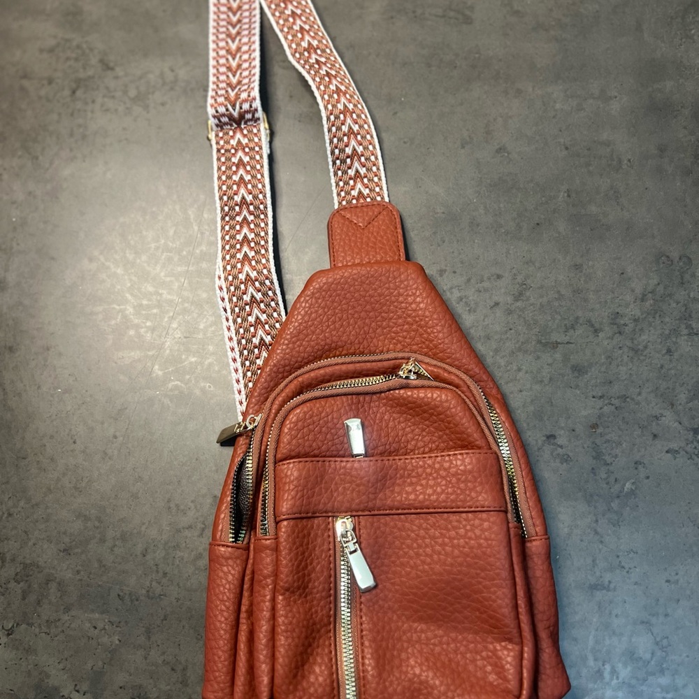Stylish Brown Crossbody Bag